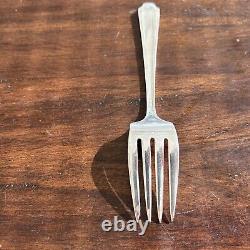 Alvin Sterling Silver Salad Forks Lorna Doone Pattern -12