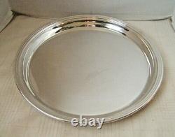 Alvin Sterling Silver Tray 14 Round