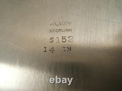 Alvin Sterling Silver Tray 14 Round