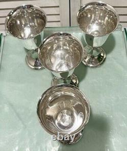 Alvin Sterling Silver Water Goblet S249 Goblet 6 1/2 Tall EIGHT (see Details)