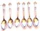 Alvin Sterling Tea Spoons Morning Glory 1909 6 Pieces