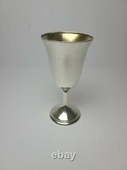 Alvin Sterling Water Goblet #m157 6 1/2 Tall