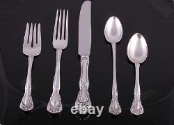 Alvin Sternig Silver Chateau Rose Flatware 5 pieces place settings for 4 service