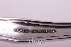 Alvin Sternig Silver Chateau Rose Flatware 5 pieces place settings for 4 service