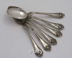 Alvin Wellington Sterling Silver Teaspoons Set of 6