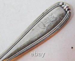 Alvin William Penn Bouillon / Cream Soup Spoon 5.25 R Mono 111g Sterling Silver