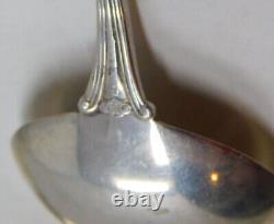 Alvin William Penn Bouillon / Cream Soup Spoon 5.25 R Mono 111g Sterling Silver