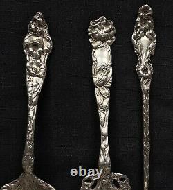 American Sterling Silver Serving Pieces (3) Poss. Alvin Bridal Rose Whiting Lily