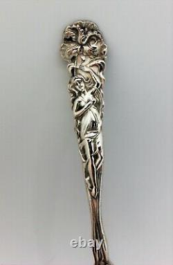Antique 1902 Alvin Raphael Sterling Silver 6 Teaspoon, 36 Grams, Art Nouveau