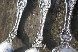 Antique 1905 Alvin Sterling Orange Blossom pattern 2 Teaspoons & 1 Fork Set