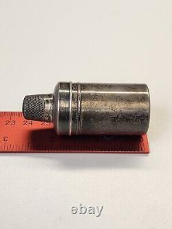 Antique 1912 Alvin Sterling Silver Spool Thimble Holder Sewing Travel Kit Case