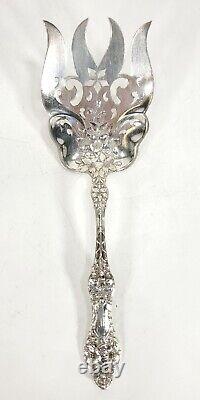 Antique ALVIN Sterling Silver Fish Server Old Orange Blossom 1905 9 3/8