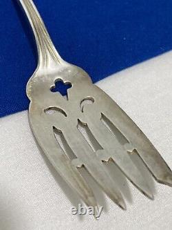 Antique ALVIN Sterling Silver JOSEPHINE LOT OF 6 Cold Meat Forks 164.58 GRAMS