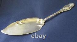 Antique Alvin 1902 Sterling Silver Fish Server Monterey Fancy Scrolls 10 1/8