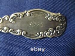 Antique Alvin 1902 Sterling Silver Fish Server Monterey Fancy Scrolls 10 1/8