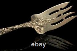 Antique Alvin Bridal Rose Pattern Sterling Server Fork A801-694