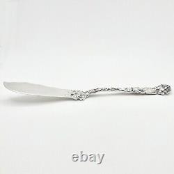 Antique Alvin Bridal Rose Sterling Silver Master Butter Knife 43gr