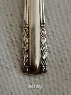 Antique Alvin Chapel Bells Sterling Silver Flatware -Pat. 1939 45 Pieces