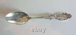 Antique Alvin Mfg. Co. Sterling Silver Boston Mass/ Paul Ravere Souvenir Spoon