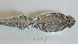 Antique Alvin Mfg. Co. Sterling Silver Boston Mass/ Paul Ravere Souvenir Spoon