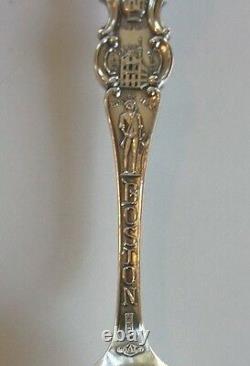 Antique Alvin Mfg. Co. Sterling Silver Boston Mass/ Paul Ravere Souvenir Spoon