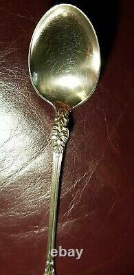 Antique Alvin Old Orange Blossom Sterling Silver Iced Tea Spoon