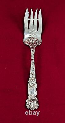 Antique Alvin Silver Co. Sterling Silver Bridal Rose 1903 Fork, Mammogram