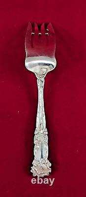 Antique Alvin Silver Co. Sterling Silver Bridal Rose 1903 Fork, Mammogram