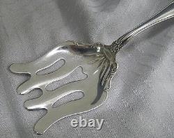 Antique Alvin Simons Bros Old Flanders Sterling Silver Serving Asparagus Fork