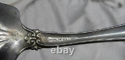 Antique Alvin Simons Bros Old Flanders Sterling Silver Serving Asparagus Fork