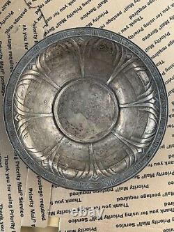 Antique Alvin Sterling Silver 9in Art Deco Bowl -7.5 oz Sterling