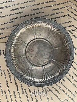 Antique Alvin Sterling Silver 9in Art Deco Bowl -7.5 oz Sterling