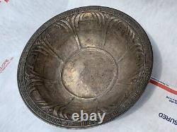 Antique Alvin Sterling Silver 9in Art Deco Bowl -7.5 oz Sterling