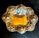 Antique Alvin Sterling Silver Art Nouveau Repousse Bowl/dresser Tray #1077