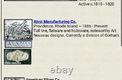Antique Alvin Sterling Silver Hinged Soap Box Trinket Pill Case Soapbox 77.1g