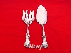 Antique Alvin Sterling Silver Majestic Massive Entree / Fish Serving Set GY-14