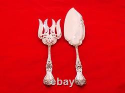 Antique Alvin Sterling Silver Majestic Massive Fish / Entree Serving Set NP-17