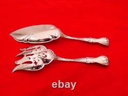 Antique Alvin Sterling Silver Majestic Massive Fish / Entree Serving Set NP-17
