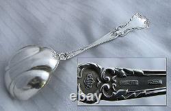 Antique Alvin Sterling Silver Nuremburg Jester Devil Face Serving Berry Spoon