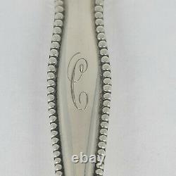 Antique Alvin Sterling Silver Raleigh 4 Prong 7 1/4 Cheese Knife with C Monogram