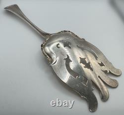 Antique Alvin Sterling Silver Serving Fork Wellington Pattern C. 1897