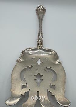 Antique Alvin Sterling Silver Serving Fork Wellington Pattern C. 1897