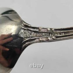 Antique Alvin Sterling Silver Set, 6 Tea Spoons in Original Box. Never Used