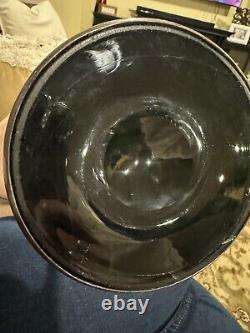 Antique Art Nouveau Alvin Sterling Silver Overlay Green Glass 14 Read