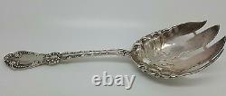 Antique Rare Alvin Orient Sterling Silver Salad Serving Spoon No Monogram