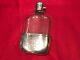 Antique Sterling Silver And Glass Hip Flask Alvin Sterling Co. 1905monogrammed