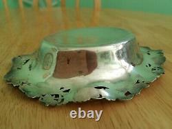 Antique Vintage Alvin Sterling Silver Art Nouveau Pansies Bowl NO MONOGRAM