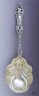 Art Nouveau Alvin Sterling Silver Orange Blossom Serving Scoop Spoon 9.25