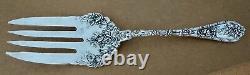 Art Nouveau Durgin Gorham Dauphin Sterling Large Serving Fork No Monogram