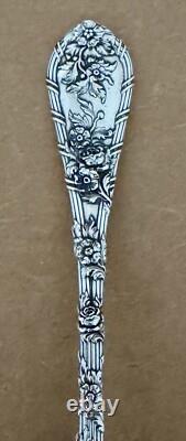 Art Nouveau Durgin Gorham Dauphin Sterling Large Serving Fork No Monogram